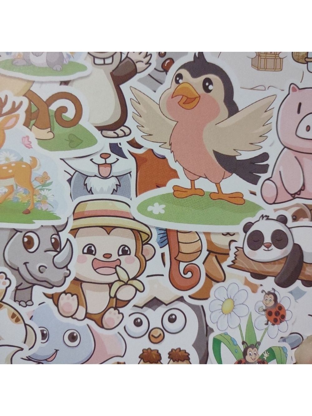 2/$10 Cute Animal 50 Piece Sticker Set - Picture 3 of 4